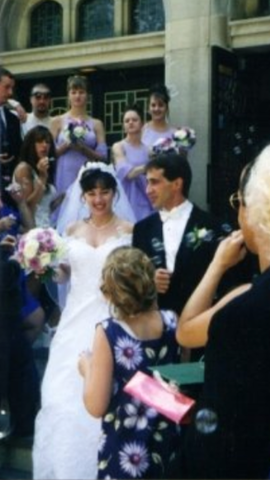 My parents got married