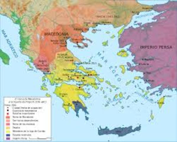 CONQUISTAS DE FILIPO II