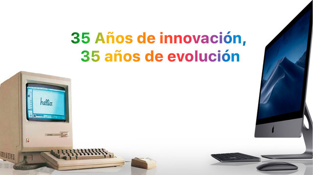 Presentación del primer Macintosh