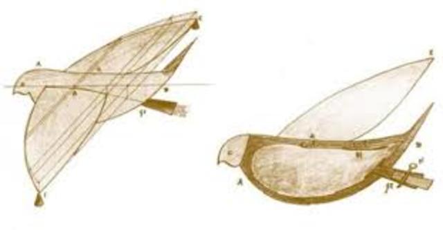 Pájaro de madera a vapor