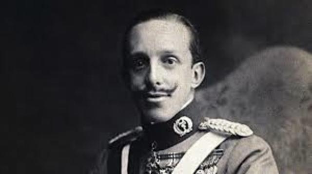 Alfonso XIII se va.