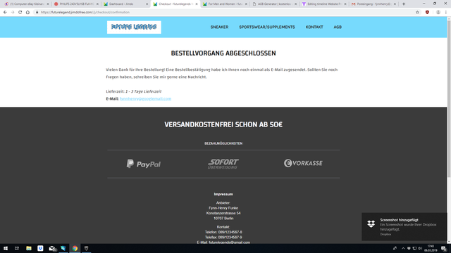 Logo editiert, AGB, Shop Vollständig. (Seite fertiggestellt)