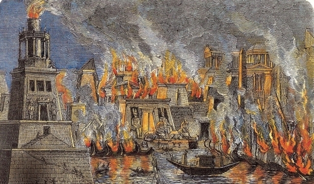 Burning of the Library