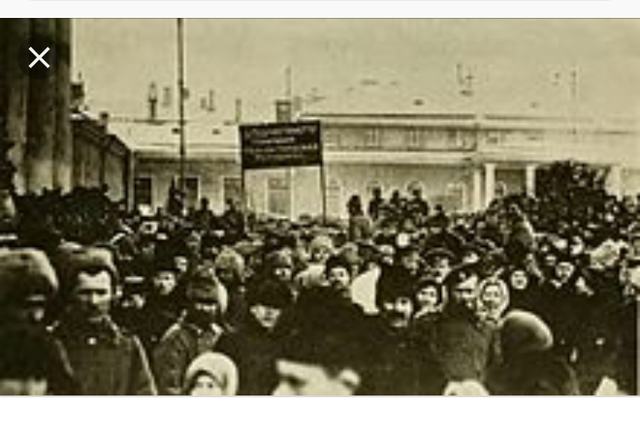 Manifestación en Petrogrado