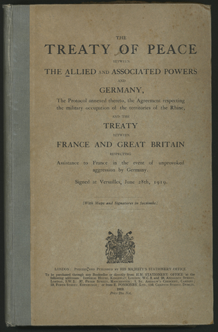 The German Peace Treaty Protocol Signed