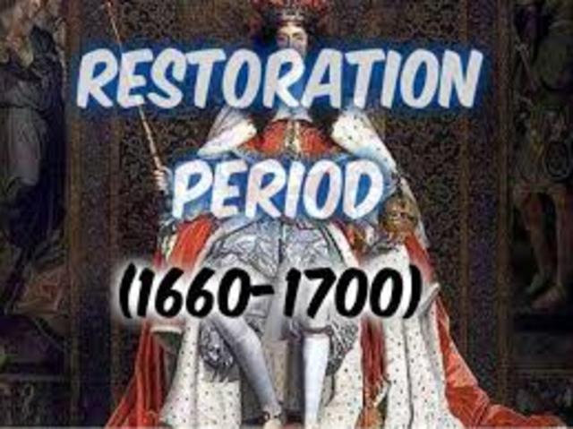 RESTORATION AGE 1660 - 1700