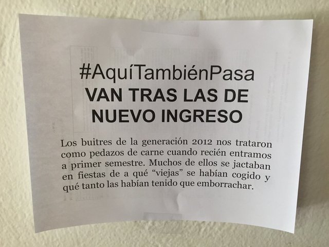 #AQUITAMBIÉNPASA: ALUMNAS DEL COLEGIO MÉXICO DENUNCIAN ACOSO SEXUAL