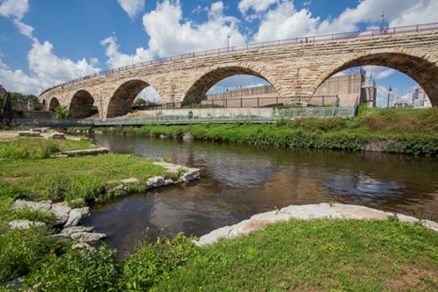 First arched bridge