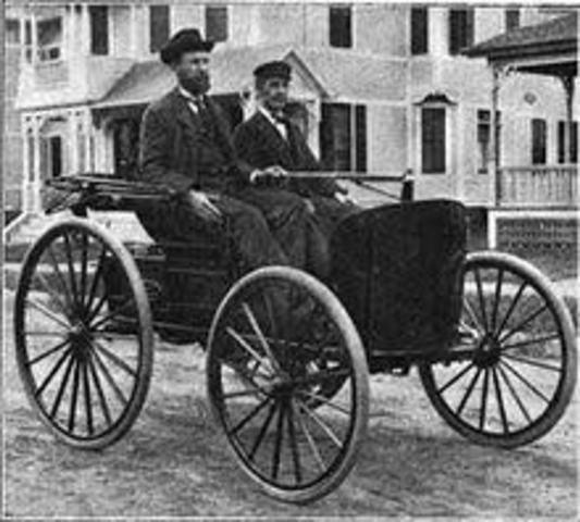 The Duryea Brothers build the first gas powered commercial cars