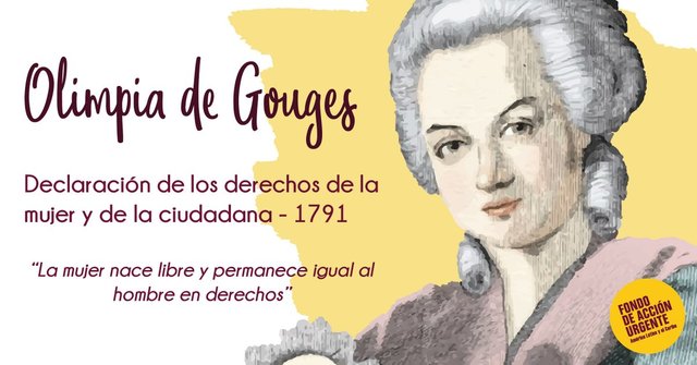 DECLARACIÓN DE LOS DERECHOS DE LA MUJER Y LA CIUDADANA