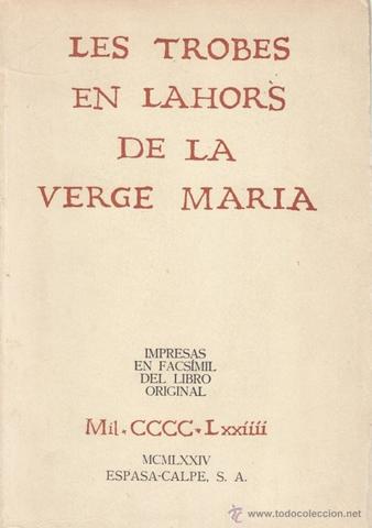 Trobes en lahors de la Verge Maria