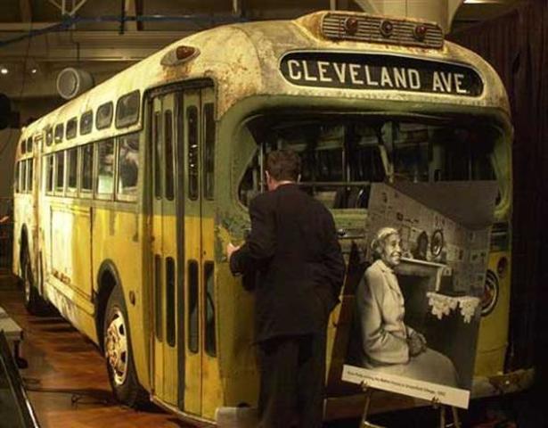 Boicot de autobuses de Montgomery, Alabama. "La chispa del movimiento por los derechos civiles",