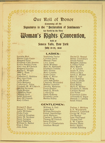 Declaración de Seneca Falls