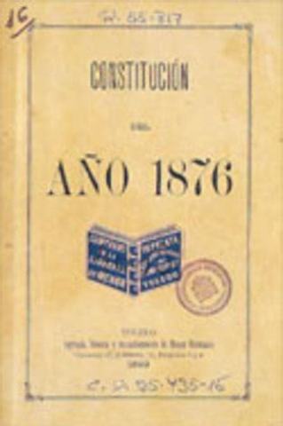 Constitución de 1876