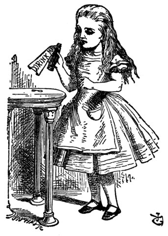 Alice Liddell in Wonderland