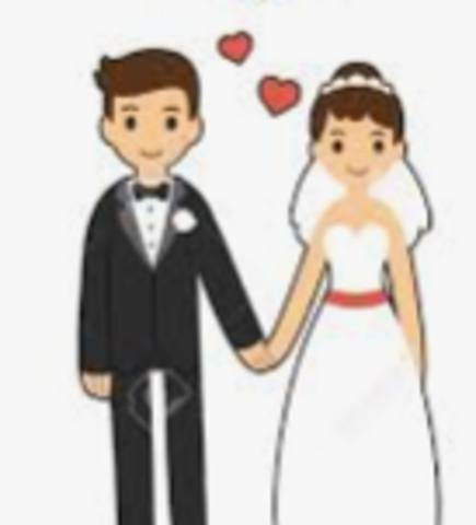 My parents got married