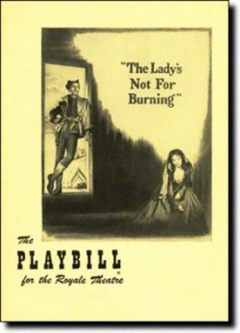 The Lady's Not For Burning By Christopher Fry's