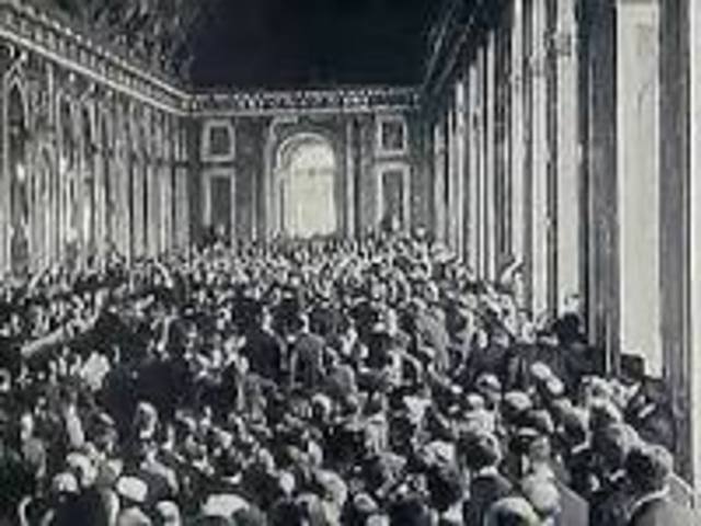 Signing of the Treaty of Versailles