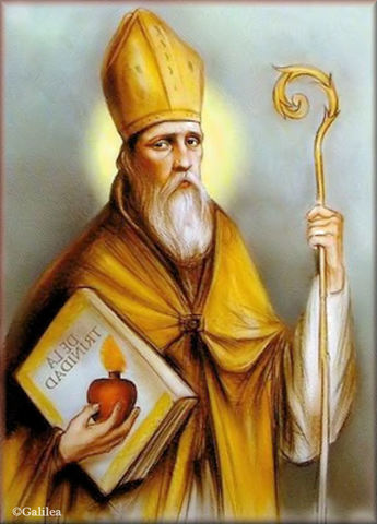 San Agustín se ordena sacerdote