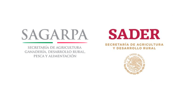 SAGARPA (Secretaria de Agricultura, Ganadería, Desarrollo Rural, Pesca y Alimentación).