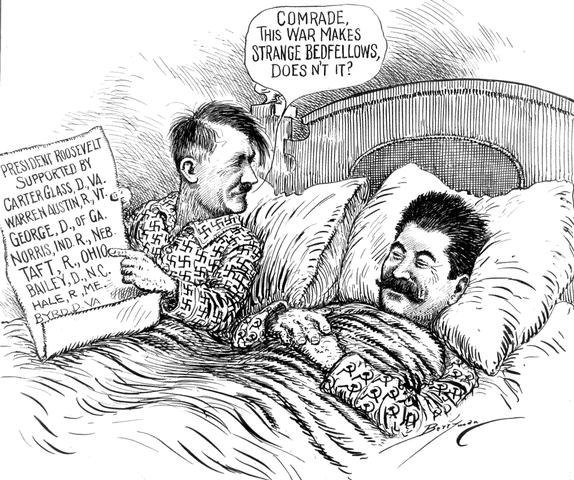 The non-aggression pact is formed.