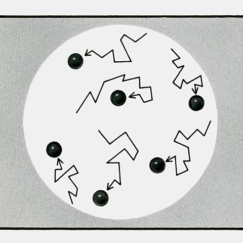 Albert Einstein y el movimiento browniano