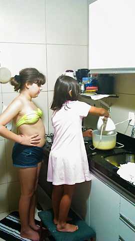 Meu 1° bolo de chocolate