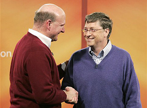 Bill Gates nombra a Steve Ballmer presidente y CEO de Microsoft