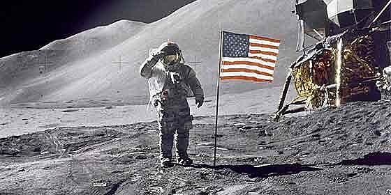 La llegada del hombre a la luna