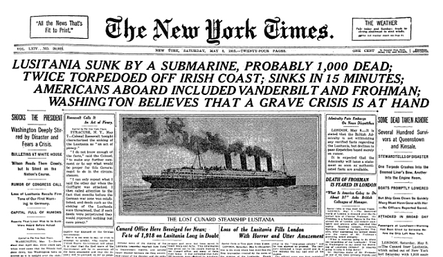 Hundimiento del Lusitania