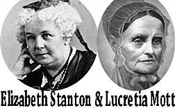Elisabeth Cady Stanton y Lucrecia Mott