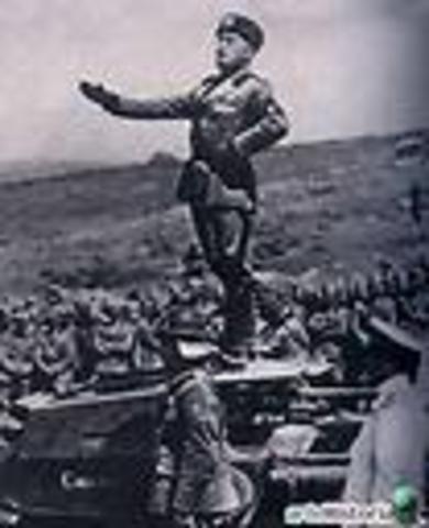 mussolini takes over in italy
