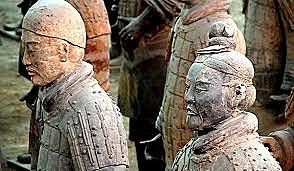 The terracotta army.
