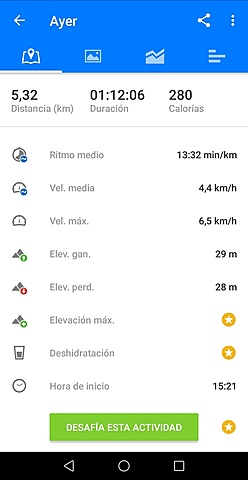 Salud. Rutas con Runtastic 2.