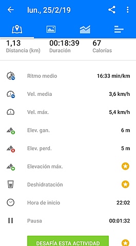 Salud. Rutas con Runtastic 2.