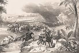 Zachary Taylor crosses the Rio Grande River