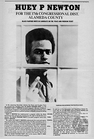 Huey P. Newton sentenced to prison