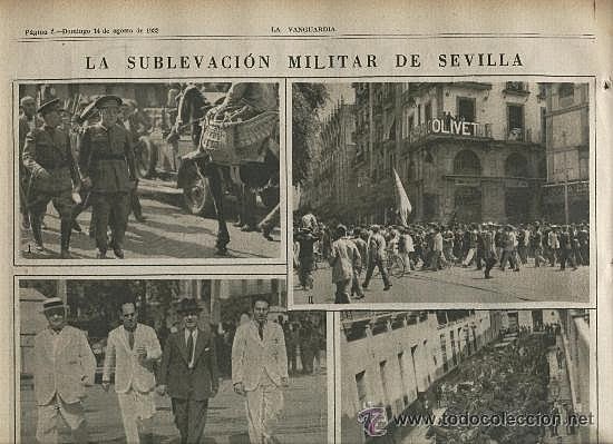 “Sanjurjada”: sublevación militar en Sevilla