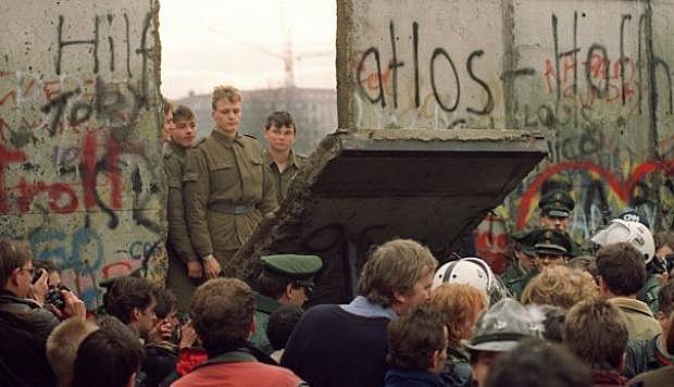 La caída del muro de Berlín