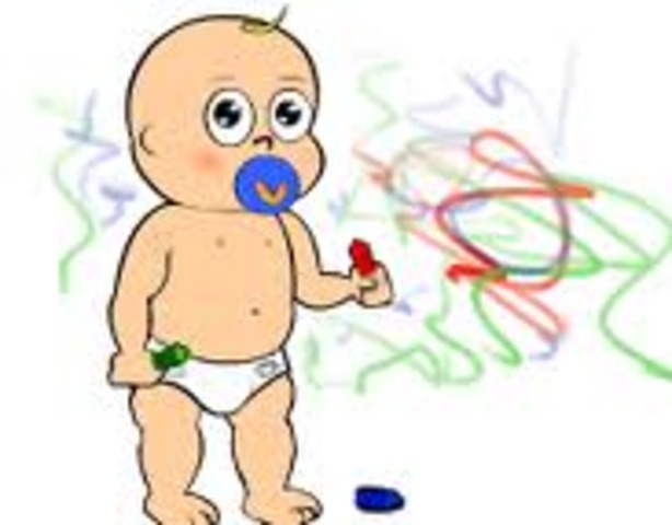 i starded to walk and talk