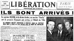 Los aliados liberaron París y luego, Bruselas.