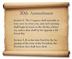 20th amendment