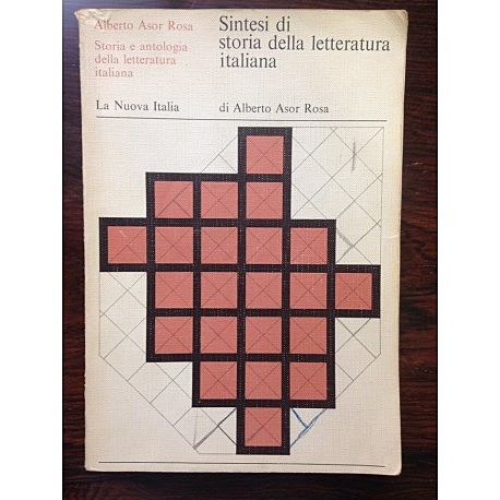 Sintesi di Storia Letteraria de Asor Rosa