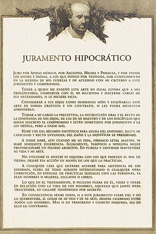 Se difunde el Juramento Hipocrático