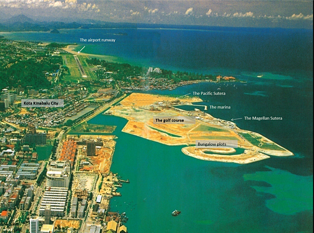 Sutera Harbour Resort Construction Progress in 1996