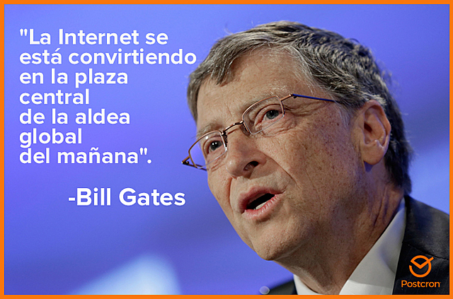 Bill Gates destaca el compromiso de Microsoft con Internet