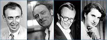 James Watson, Francis Crick y Maurice Wilkins