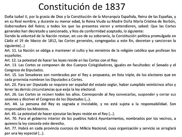 Constitución de 1837