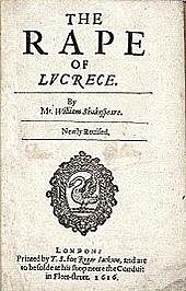 The Rape of Lucrece