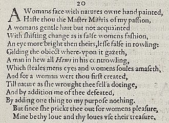 Shakespeare's sonnets are published by Thomas Thorpe.